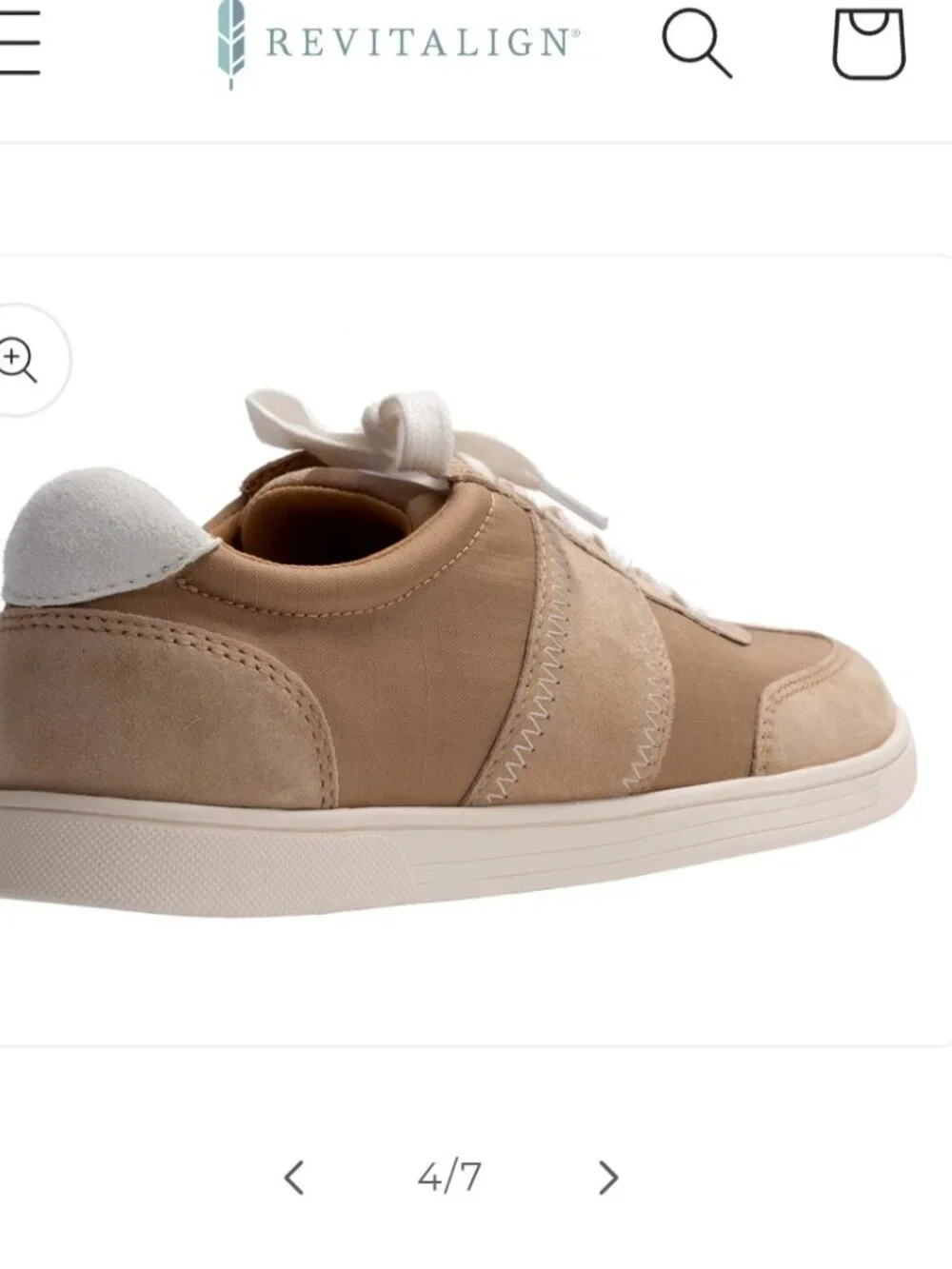 Revitalign Farrah Sneaker Shoe Suede